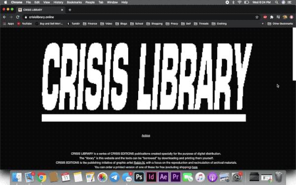 CRISIS EDITIONS